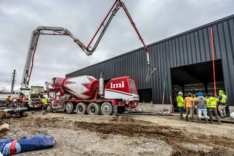 Millersville Road warehouse industrial project by Boaz Construction Indianapolis