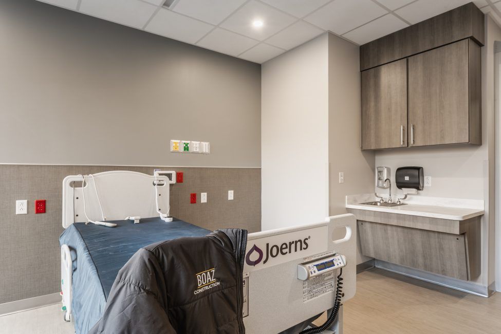 Hospital construction project by Boaz Construction Indianapolis