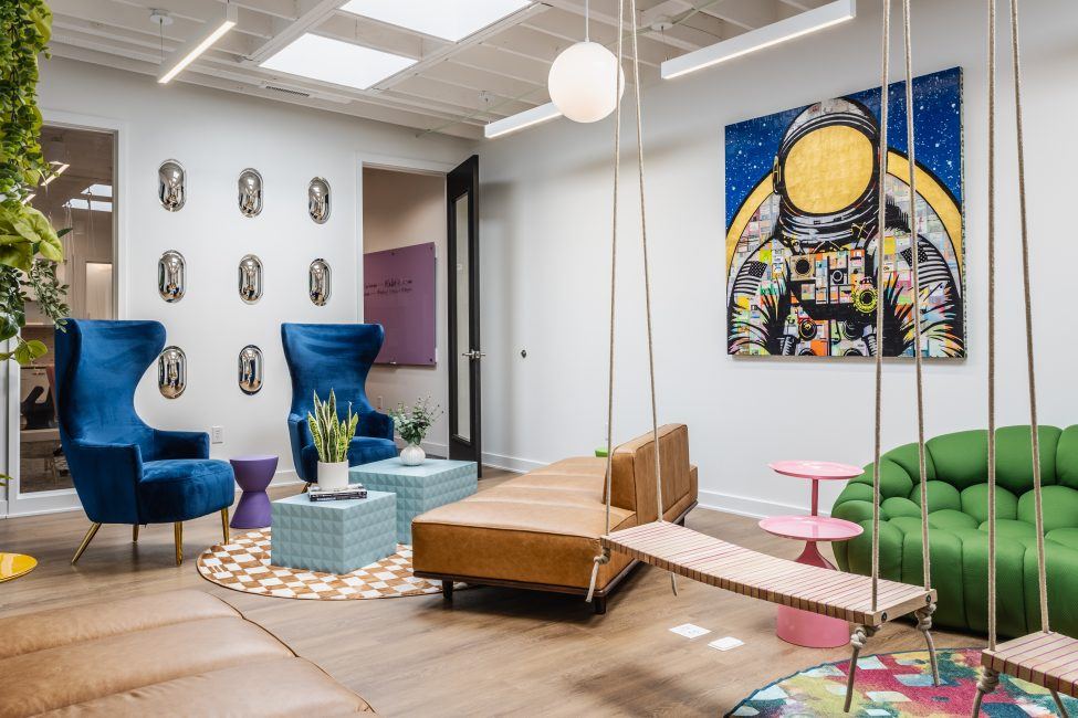 Collaborative workspace by Boaz Construction Indianapolis